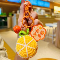 Вязаная апельсиновая ключ для ручной работы (я хочу апельсины)