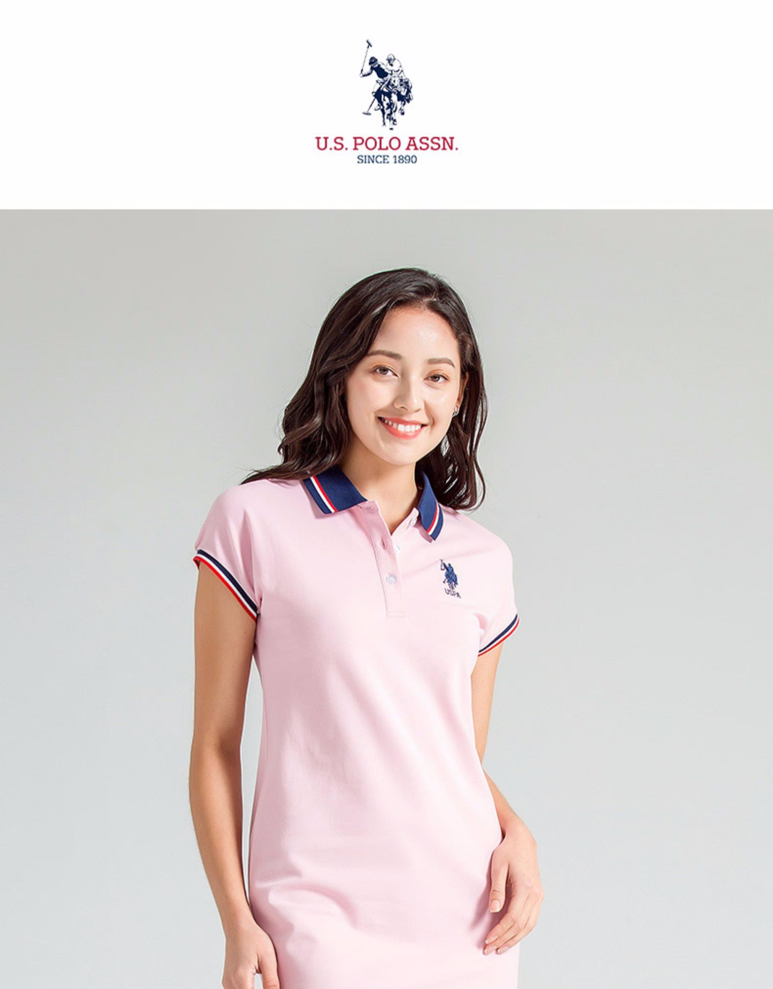 U.S POLO ASSN 女士 POLO领连衣裙 清新减龄23款可选 图1
