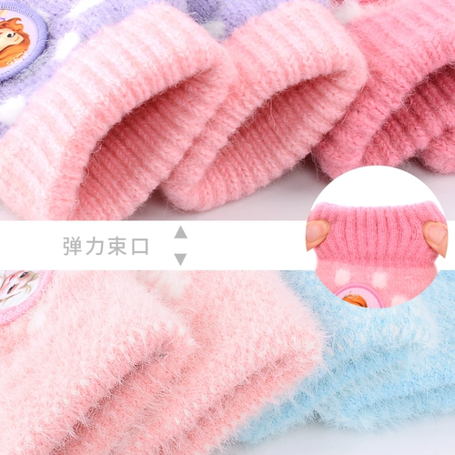 Дисней, детские мужские демисезонные флисовые перчатки для мальчиков