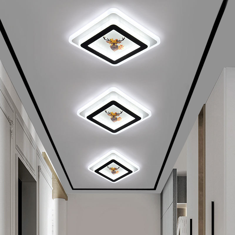 Creative Aisle Lights, Corridor Lights, Entrance Lights, Entry Lights, Simple Modern Recessed Downlights, Square Trendy Balcony Lights Creative Aisle Lights, Corridor Lights, Entrance Lights, Entry Lights, Simple Modern Recessed Downlights, Square Trendy Balcony Lights