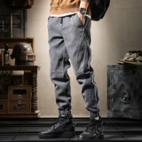 Демисезонные вельветовые штаны, японские повседневные брюки, оверсайз