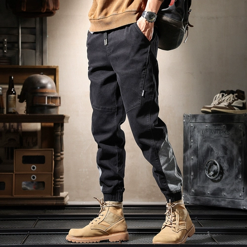 Демисезонные элитные джинсы, штаны, трендовые повседневные брюки, оверсайз, свободный крой, в американском стиле