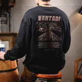 Демисезонный лонгслив, трендовая базовая рубашка, в американском стиле