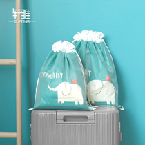 Travel drawstring drawstring pocket waterproof portable clothing storage bag Travel supplies underwear sub-packaging sub-packaging finishing bag