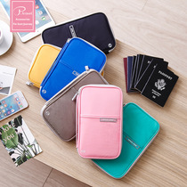 Passport charter ticket Passport holder protective cover Waterproof travel storage bag Abroad multi-function document bag Document bag