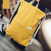 Drawstring backpack drawstring backpack mens and womens outdoor travel waterproof travel sports fitness bag folding