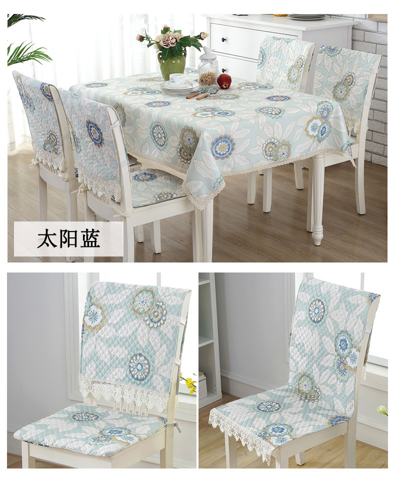 Châu âu bàn ăn ghế bìa khăn trải bàn vải cotton nhỏ tươi không thấm nước chống bỏng dầu-miễn phí dùng một lần ghế ăn đệm bộ các mẫu móc khăn trải bàn đẹp