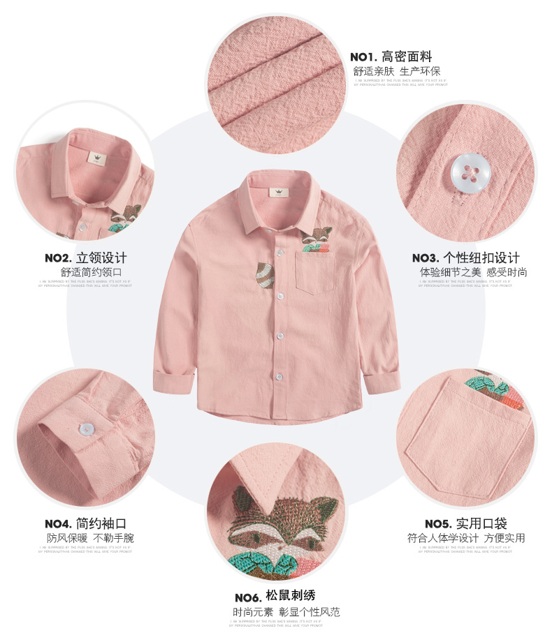 Quần áo bé trai mùa xuân 2019 mới xuân hè cho bé trai cotton dài tay áo sơ mi trắng phiên bản hàn quốc - Áo sơ mi ao so mi tre em dep