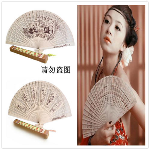 7 inch caulus fan wood fan fan fan special crafts foreign affairs abroad gift full 18
