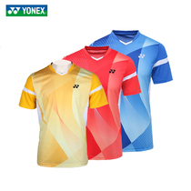 YONEX YONEX men and women badminton suit 110157BCR 210157BCR sports T-shirt quick-drying