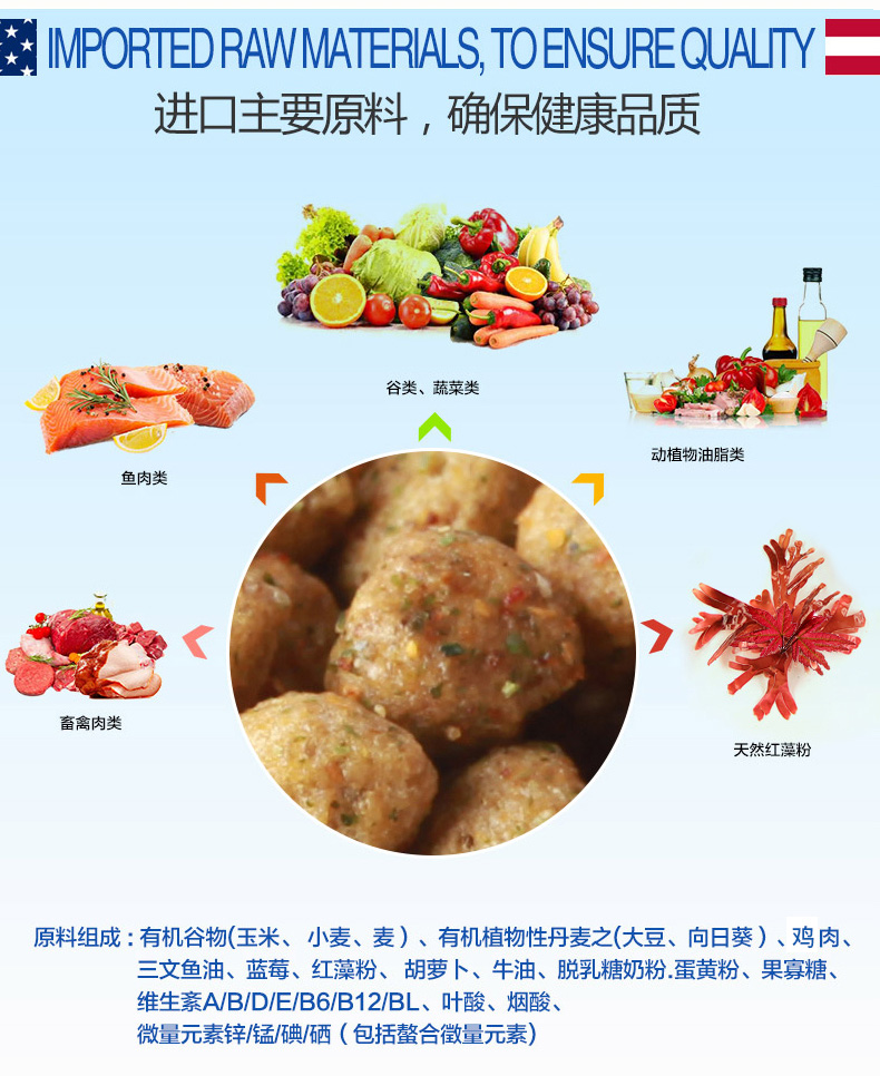 Thức ăn cho chó cún Poly Thú cưng nhỏ thức ăn cho chó Teddy gấu Xiong Bomei thức ăn cho chó Bánh sữa VIP 2,5kg5 kg - Chó Staples thức ăn bổ máu cho chó