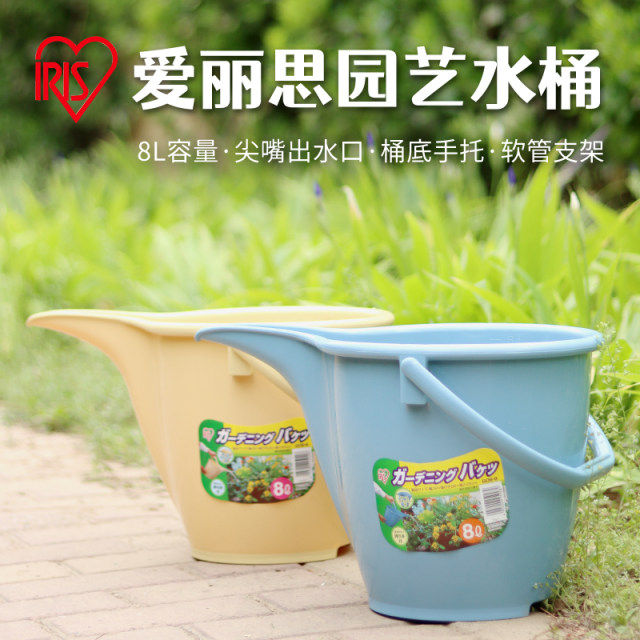 Alice gardening bucket thickened resin plastic flower bucket 8L 8L ຕູ້ໃສ່ນ້ໍາແບບພົກພາໃນຄົວເຮືອນ kttle sprinkler kettle tip bucket