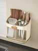 Chopstick barrel wall-mounted chopstick basket kitchen household chopstick cage fast storage rack high-end new tableware spoon storage box