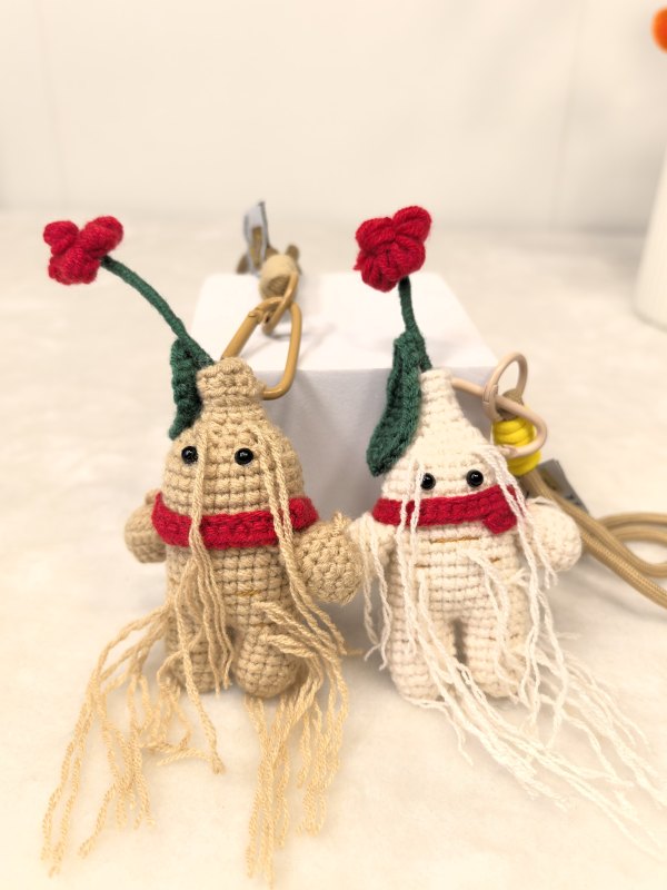 Ren Xianqi's Same Style Ginseng Doll Backpack Pendant Car Hanging Travel Souvenir Gift