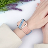 Подходит для Apple iwatch8 ремешок для часов силиконовый магнитный applewatch 7-го поколения Creative 6-го поколения 45/41 дышащий спортивный мужской и женский Xiaohongshu осенне-зимний новый 40 мм44 расширенная ниша ultra49