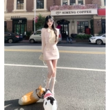 Короткая куртка, юбка, комплект, рубашка