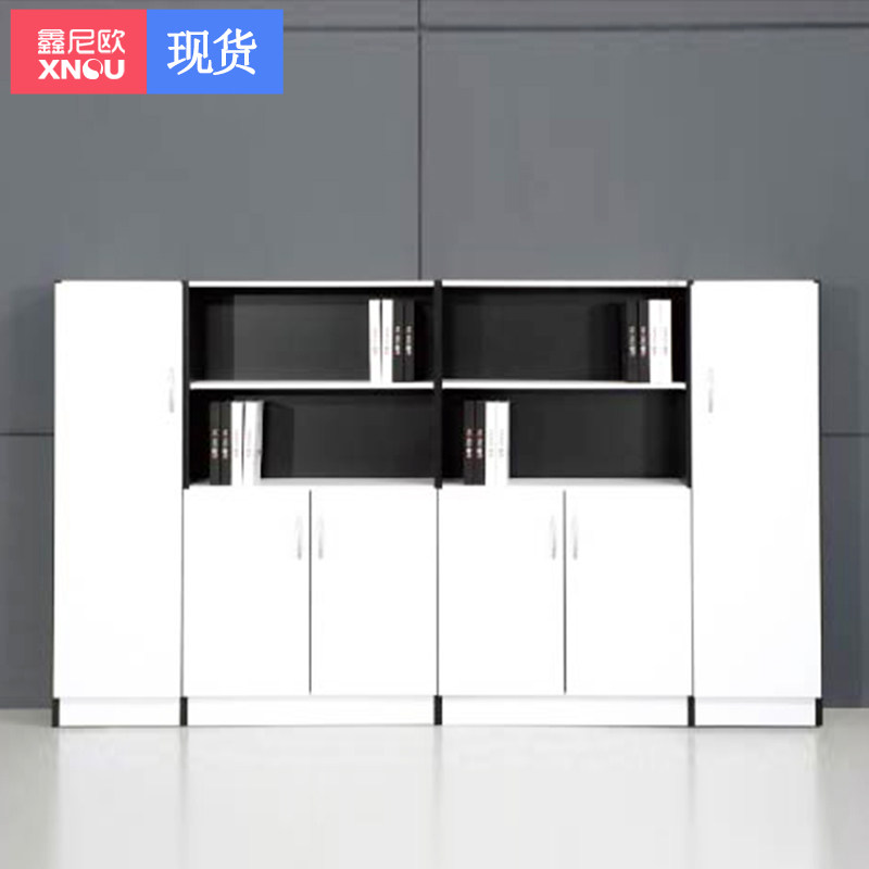 Xinnio Office furniture panel glass file cabinet landing data storage wooden file cabinet can be customized