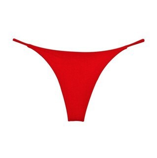 European and American Style Double-Layer Thin Strap Sexy Thong Ice Silk Seamless Breathable Quick-Dry Low-Waist Bikini Cotton Panties for Women