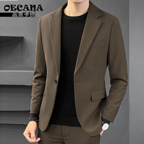 OECANA2021 mens casual suit two-piece Korean slim suit British business suit suit suit men