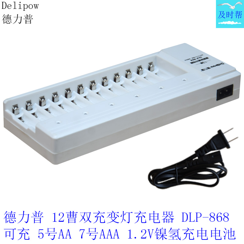 Delip 12 Cao DLP-868 rechargeable 5 Number 7 No. 1 2V Nickel hydrogen rechargeable battery turn light charger 20 Cao 202-Taobao