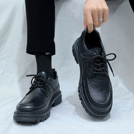 dép đi trong bếp Giày da thông thường cho nam mùa hè màu đen thoáng khí phong cách Anh quốc công sở giày nam công sở chống trượt chống thấm nước giày công sở đầu bếp dép bếp chống trượt dép đi trong bếp