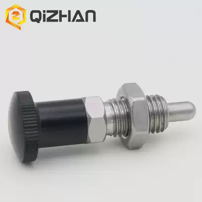 Stainless steel knob plunger reset type spring positioning pin SXPKN SXPAN elastic indexing pin Fine tooth M5M16