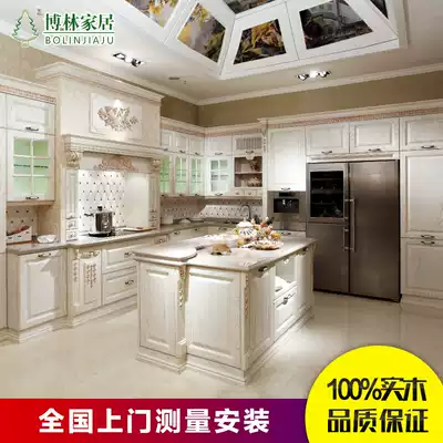 Bolin solid wood integral cabinet door panel wall wardrobe custom blister paint door panel custom factory direct sales