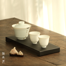 Qingzhu Ju iron teacup shelf Bogu rack Japanese desktop storage small ornaments Flower rack Tea storage rack