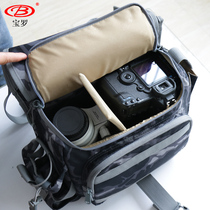 Baoluo Photo Bag 200 Single Shoulder SLR Camera Bag 77D 75d 6d2 Oblique Outdoor Camouflage Professional 800d