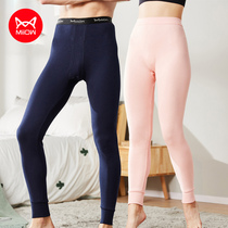 Cat man mens autumn pants pure cotton manmade body wearing cotton sweatpants women trendy bottom pants lining pants full cotton single piece warm pants