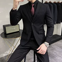 Черный костюм, штаны, рубашка