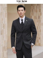 Высококачественный темно-серый# (костюм + брюки)