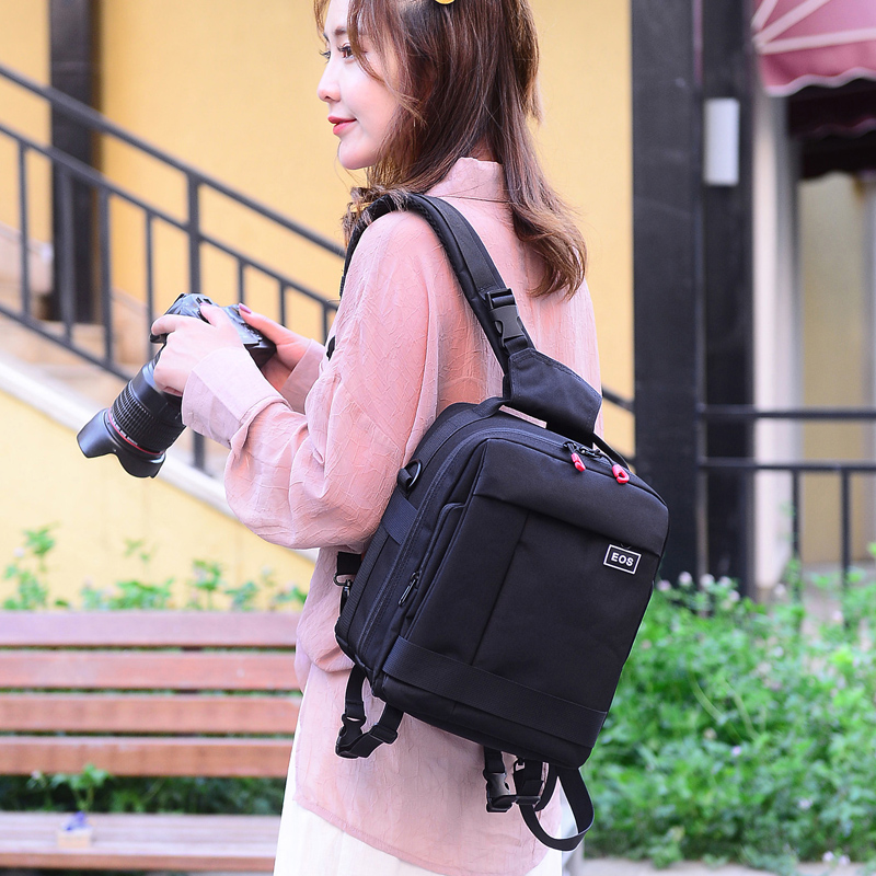Single-eye camera bag micro single eye camera portable double shoulder Canon Sony Small waterproof and versatile light weight for men and women