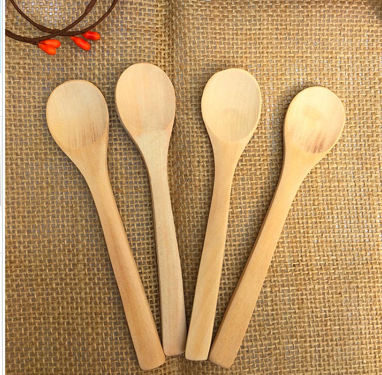 Wooden Spoon (Please Do Not Shoot Alone)square food Sealed tank Glass transparent With cover soy sauce pickles Sufu Honey beef chili patse empty bottle trumpet