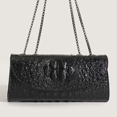 -Aingela--Aingela-2025 New Women's Bag High-End Fashion Crocodile Pattern Casual Shoulder Bag