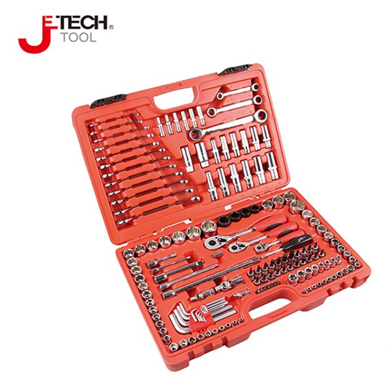 Jieke 150-piece socket set auto repair special SK-150SP Dafei 1 4-inch socket wrench in the fly ratchet wrench auto maintenance