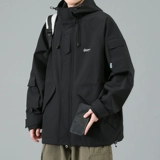 Мужская осенняя демисезонная японская куртка, в американском стиле, свободный крой