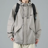 Мужская осенняя демисезонная японская куртка, в американском стиле, свободный крой