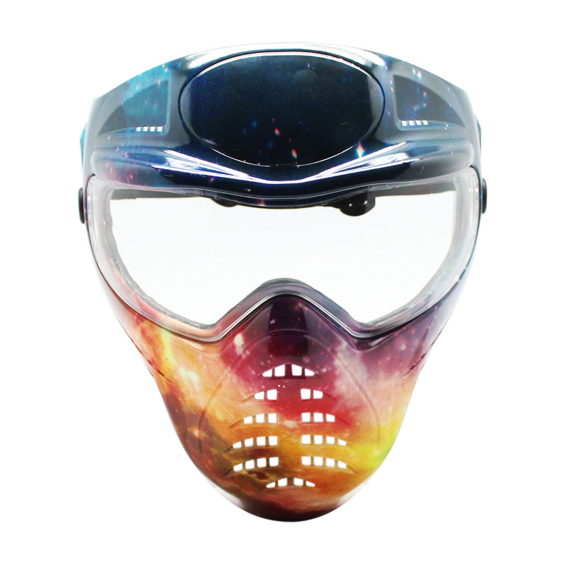 PlayerUnknown's Battlegrounds eating chicken mask 18 new anti-fog personality full face protective paintball mask live CS field equipment