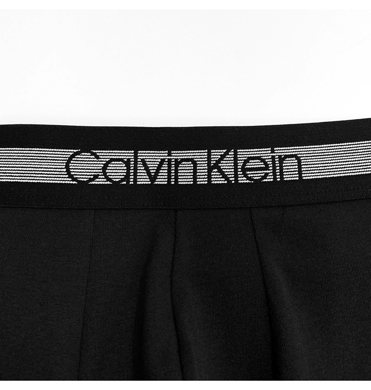 Hoa Kỳ Calvin Klein Kevin Klein ck đồ lót nam boxer bốn góc đồ lót thoải mái chính hãng 3 miếng - Vòng eo thấp