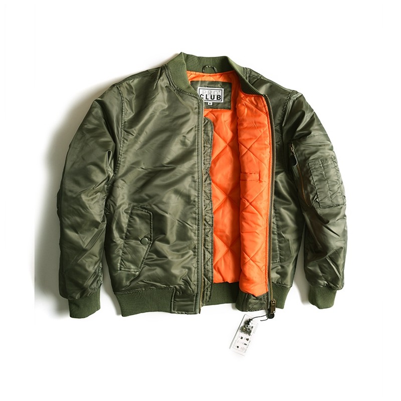 New Men's Pro Club MA Flight Bomber Fashion Zip Up Jacket | eBay