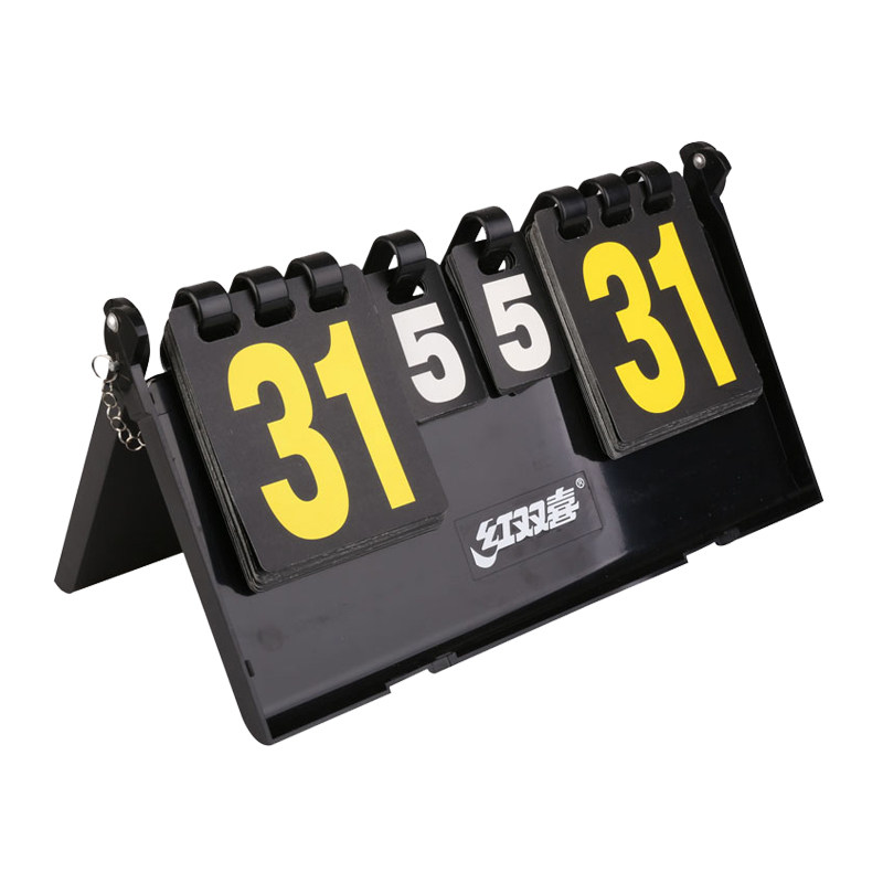 Red Shuangxi F504 table tennis scoreboard match football ping-pong replacer multipurpose counting card scooters-Taobao