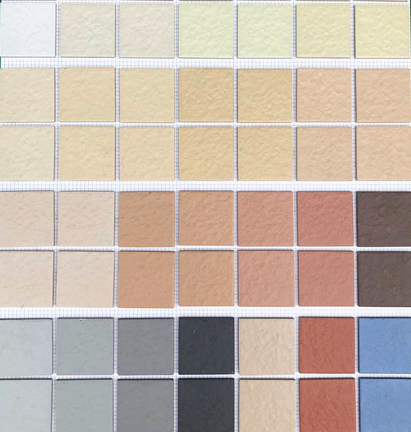 Foshan exterior wall brick tile wall brick whole body brick paper skin brick villa brick 73 73 color code brick matte new product