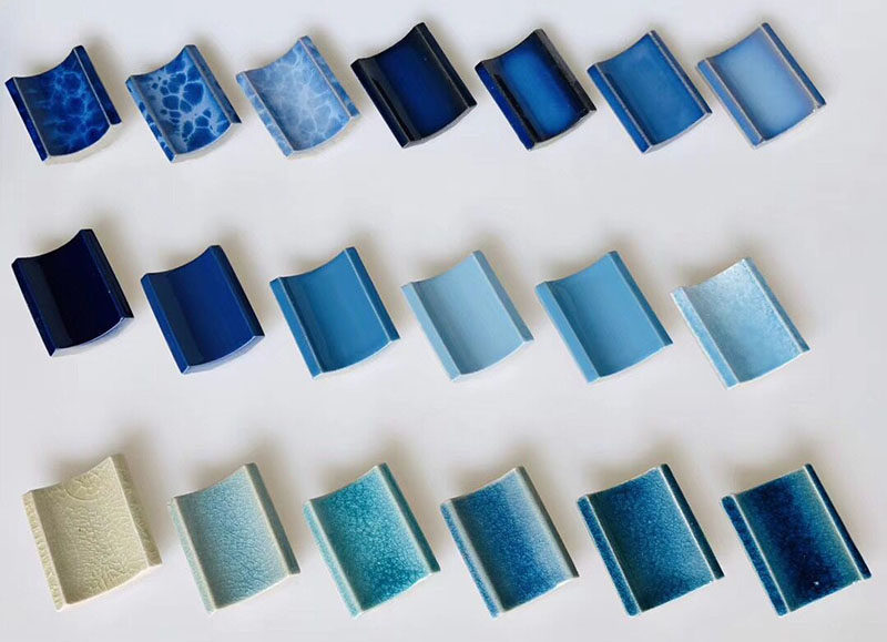 Swimming pool Brick Ceramic Mosaic Accessories Porcelain swimming pool Special swimming mosaic accessories Corner Clingangle Crashworthy protection