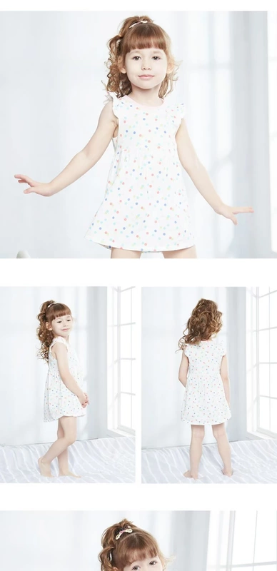 Glory Baby Dress polka Dot Summer Little Girl Váy Nữ Baby Baby Dress Lovers - Váy