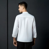 Белый демисезонный модный лонгслив для работы для мальчиков