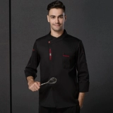 Черный демисезонный трендовый лонгслив для работы, китайский стиль, увеличенная толщина