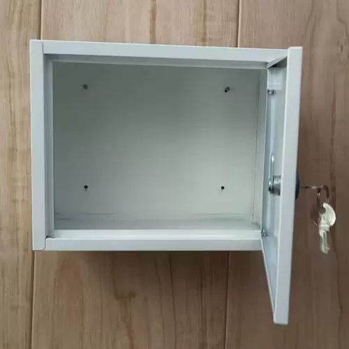 Белая настенная железная коробка для молока на открытом воздухе, завтрак «Птичье гнездо» с замком, коробка для доставки овощей и яиц, завтрак