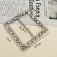 High-End Metal Diamond-Encrusted Pearl Buckle for Trench Coats, Coat Belt Adjuster Buckle, Belt Buckle, Bag Shoe Buckle, Decorative Buckle