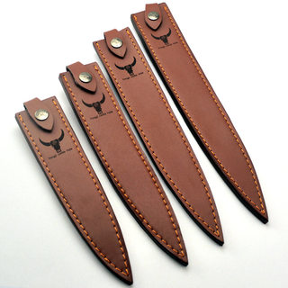 真皮刀套刺身刀套日式鱼生刀长短保护套户外便携通用牛皮刀套刀鞘